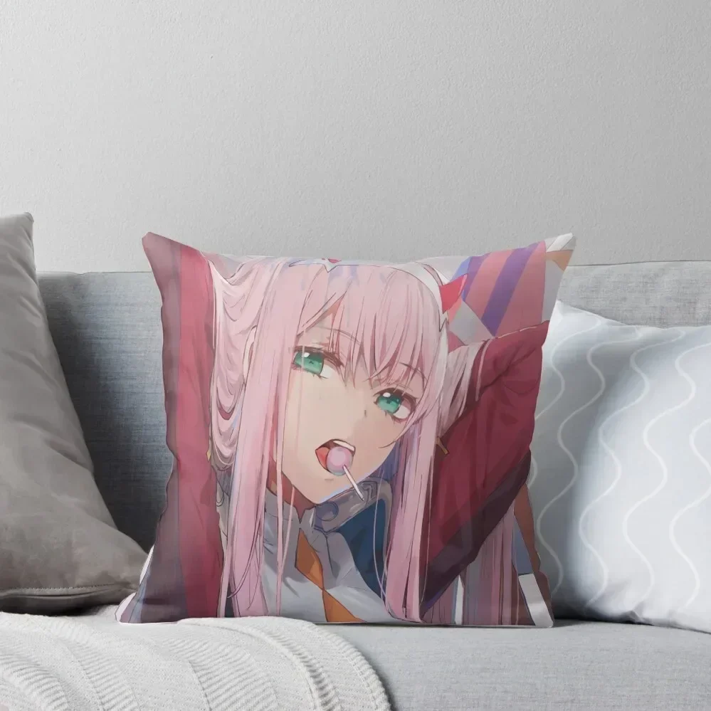 

Darling in the Franxx Throw Pillow Pillowcase Cushion christmas pillow case pillow