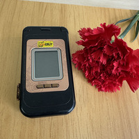 Full Original 7390 Flip Mobile Phone Second-hand Used Phone 2G 3G GSM Unlocked Old Cellphone Collection Made in 2006