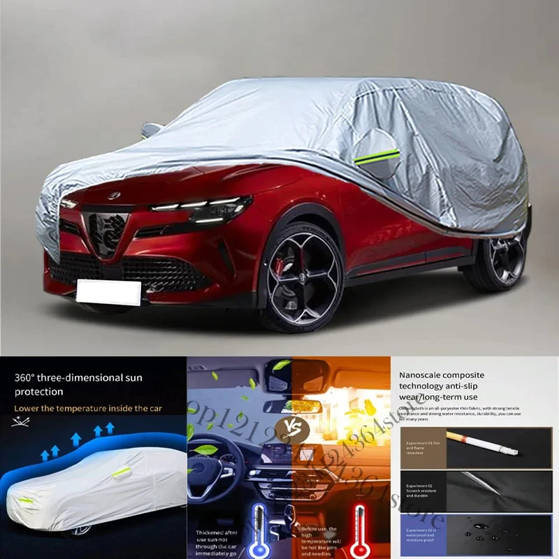 

For Alfa-romeo-Junior-210T Auto Anti snow Anti dust Anti-uv Anti peeling paint And Anti Rainwater 210t Car cover protection