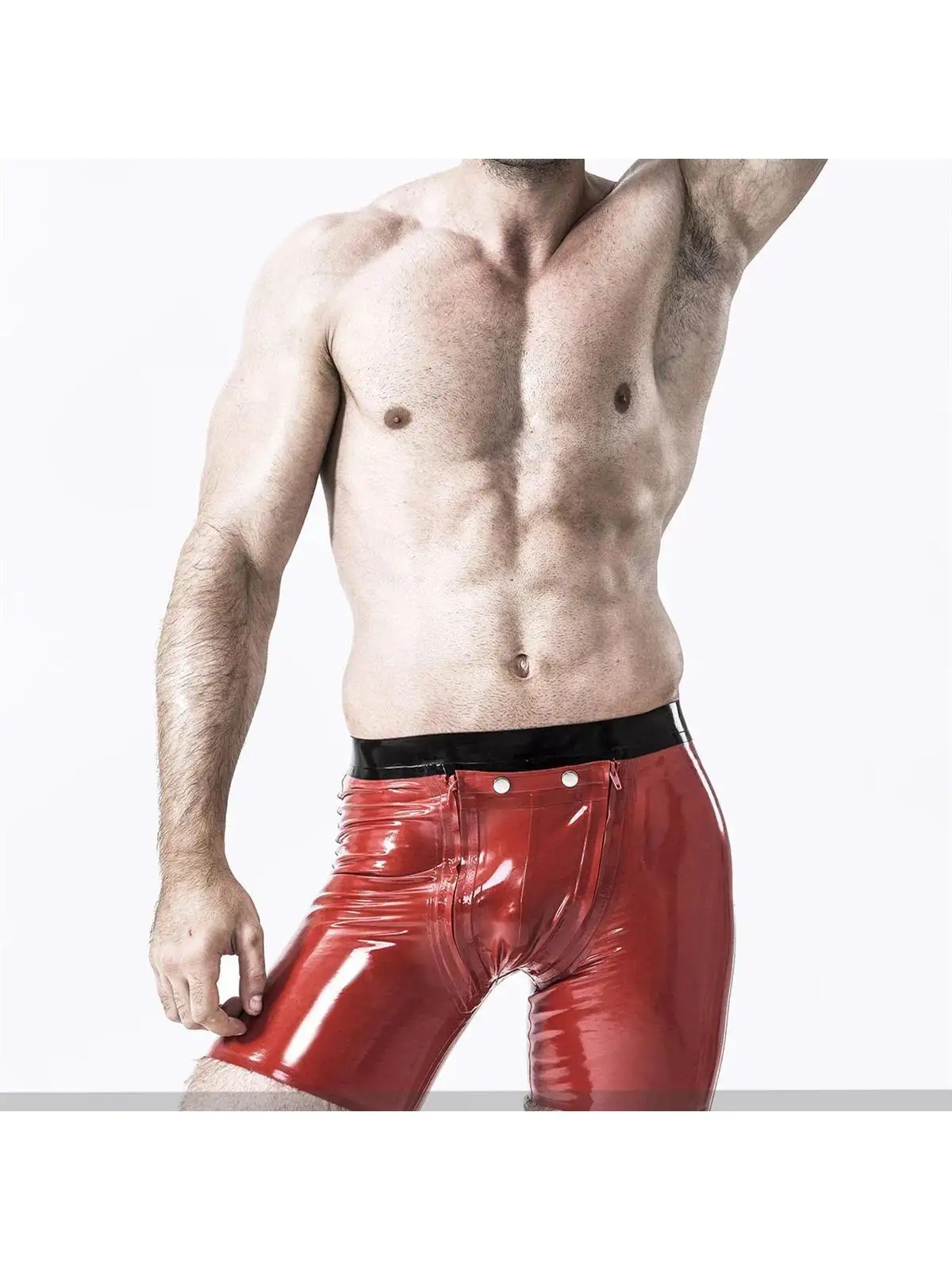 

Latex Rubber sports shorts Halloween costume ball tights Cosplay Party Masquerade