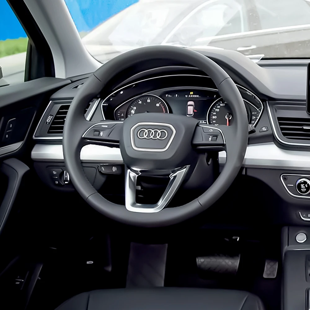 Lenkrad-Dekorationsring-Abdeckungsaufkleber für Audi A3 A7 Q3 Q7 Q5 E-TRON A8 A7L Q6 Q8 SQ5 Q5L A4L A6L A5 A8L – Detail 20
