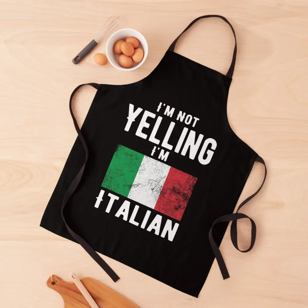 

I'm Not Yelling I'm Italian Apron cookings for women Kitchens Men Women's Dress kitchen and home Apron