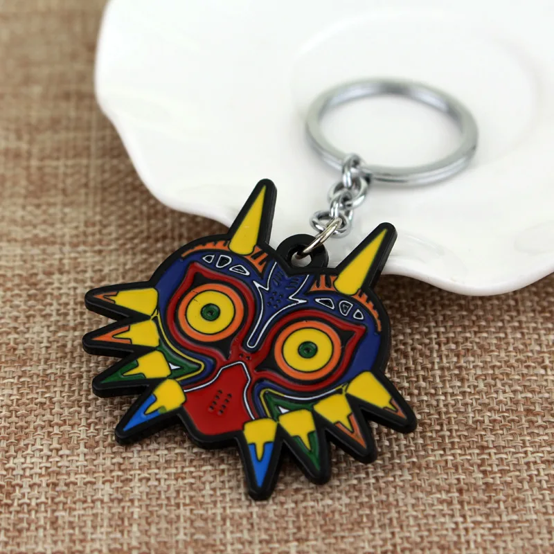 The Legend of Zeldas Enamel Pendant Fashion Necklace for Men Women Majora Mask Beaded Chain Cosplay Party Jewelry Kids Gifts