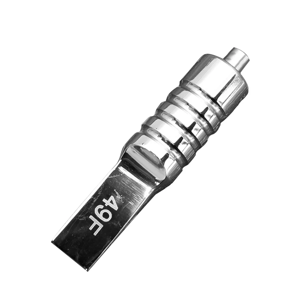 

49f Stainless Steel Professional Tattoo Machine Grip Thickened Anti-Rust Self-Lock Handle Comfortable Embroidery Coil Equipment