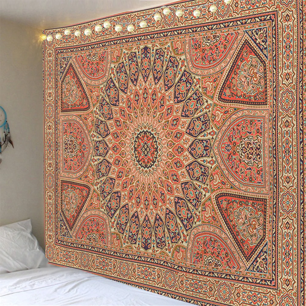 

Cheap Mandala Tapestry Hanging Hippie Bohemian Wall Decoration Cloth Beach Towel Psychedelic Mattress Blanket Yoga Mat Carpet