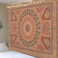 Cheap Mandala Tapestry Hanging Hippie Bohemian Wall Decoration Cloth Beach Towel Psychedelic Mattress Blanket Yoga Mat Carpet
