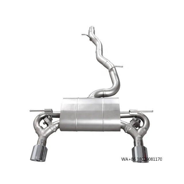 

High Performance Exhaust Muffler with Voice Command Valve Control System for TT TTS 2.0T 3.2