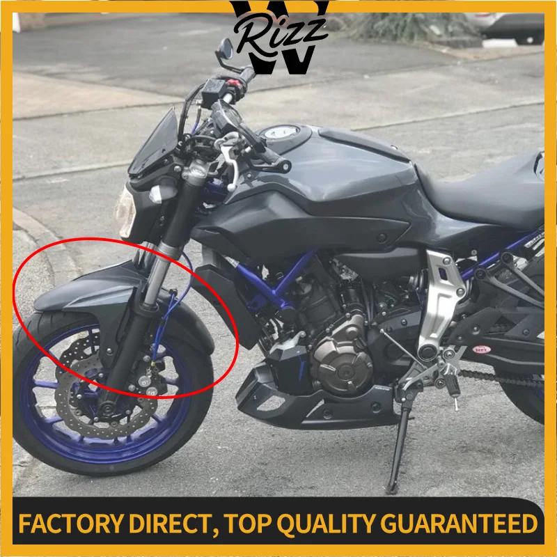 Fit For YAMAHA MT-07 FZ-07 2012 2013 2014 2015 2016 2017 Front Fender Front Tire Cover Fairing Carbon Fiber Mudguard MT07 FZ07