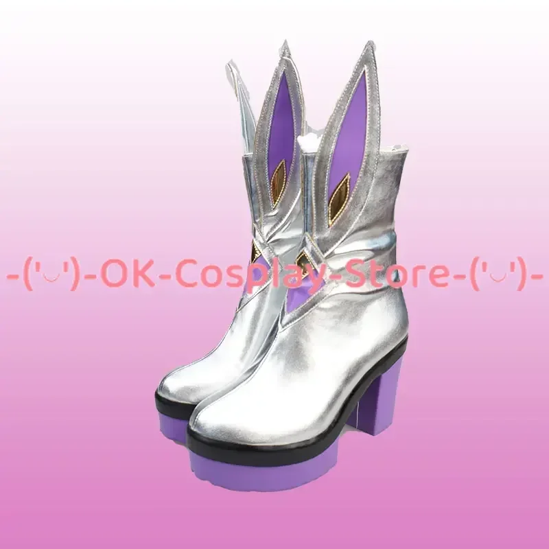 [Personalizado] LOL Bounty Hunter Miss Fortune Cosplay zapatos juego de rol disfraz Prop Halloween carnaval fiesta PU botas de cuero