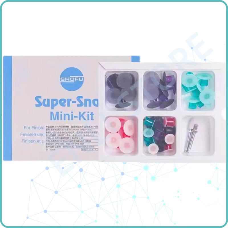 New Super-Snap Rainbow Technique Kit Mini-Kit CA0500 Dental Oral Resin Polishing Discs Set Finishing System Dentistry Instrument