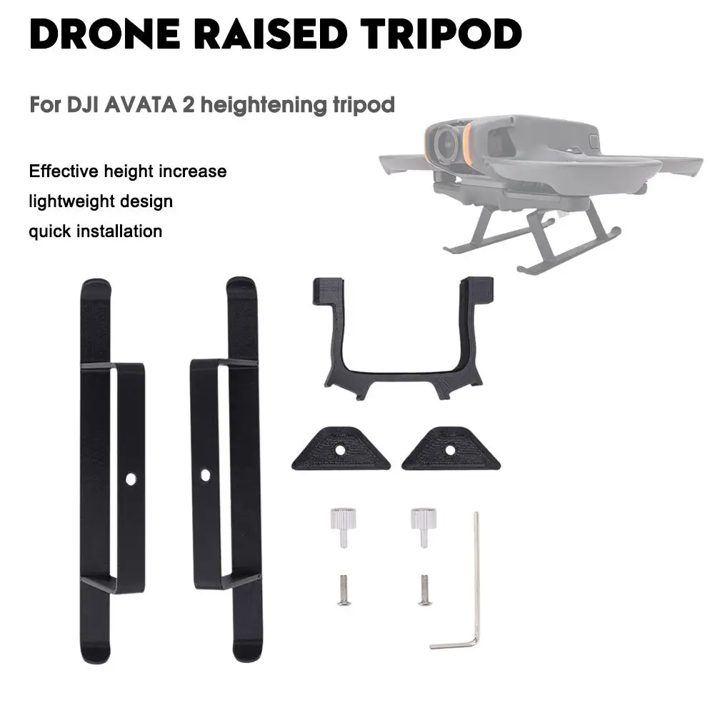 UAbility-Trépied rehausseur de tête de caméra aérienne, support anti-chute, machine croisée, portable, léger, accessoires de levage pour dji AVA P6Q8