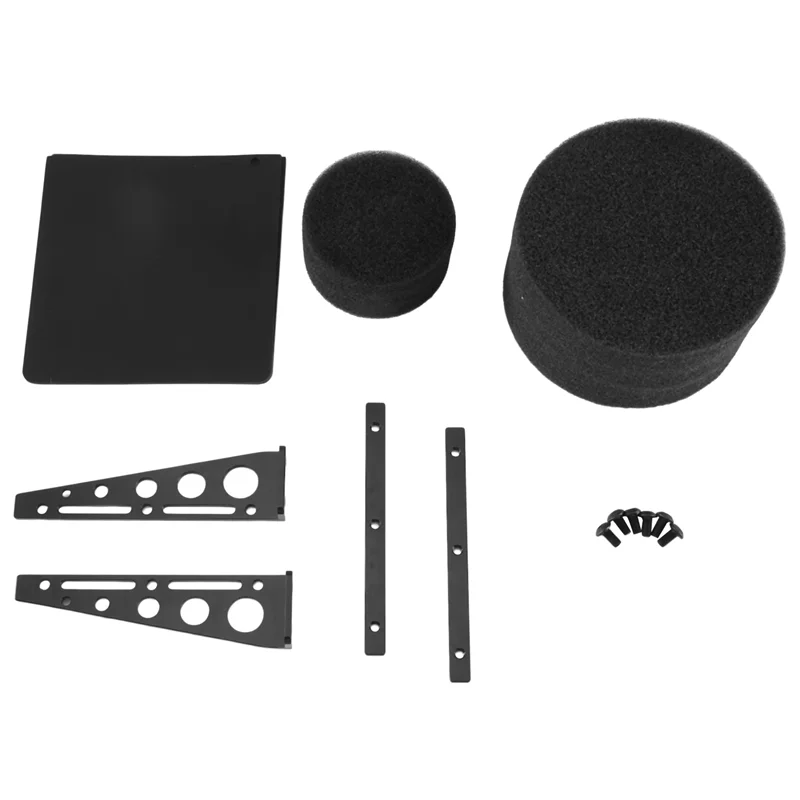 

WOWFU-2Pcs Mudguard Fender Trim For 1/14 TMIYA RC Truck Tipper MAN TGX TGS JX F2000 LESU Model Car DIY Parts