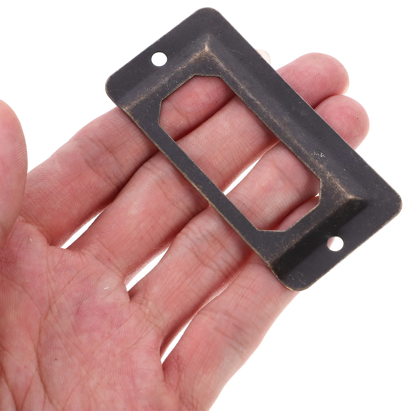 

12pcs Wrought Iron Business Card Frame Vintage Label Holder Drawer Box Name Storage Accessories Retro Home