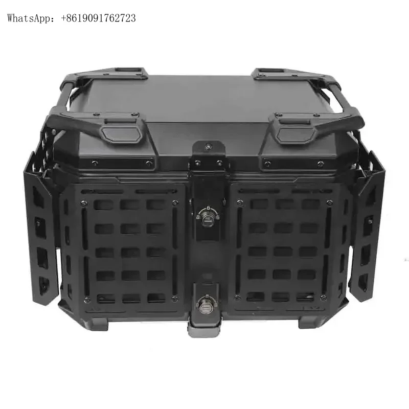 

Лидер продаж на заводе, алюминий, 45 л, 55 л, верхний ящик для багажника мотоцикла, большой чехол, задний верхний ящик для шлема, универсальный водонепроницаемый мото Acce