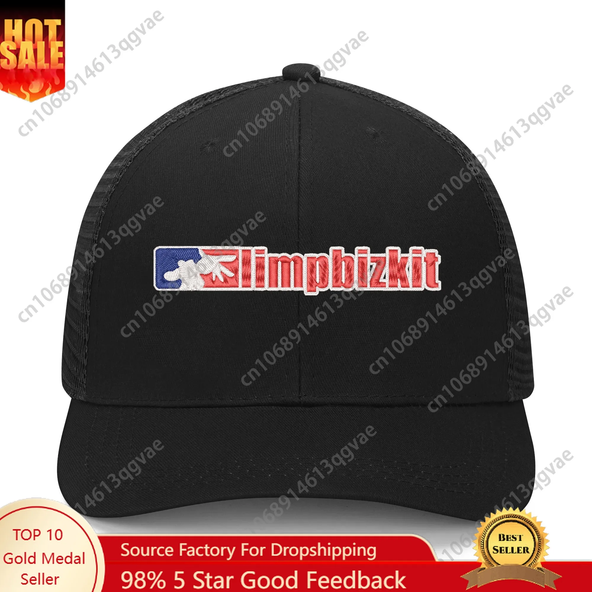 

Limp Bizkit Metal Rock Band Embroidery Hat Mens Womens Sports Baseball Hat Hip Hop Breathable Summer Headwear Custom Caps Logo