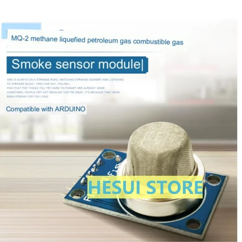 MQ-2 smoke gas sensor module is compatible with arduino methane LPG combustible gas detection