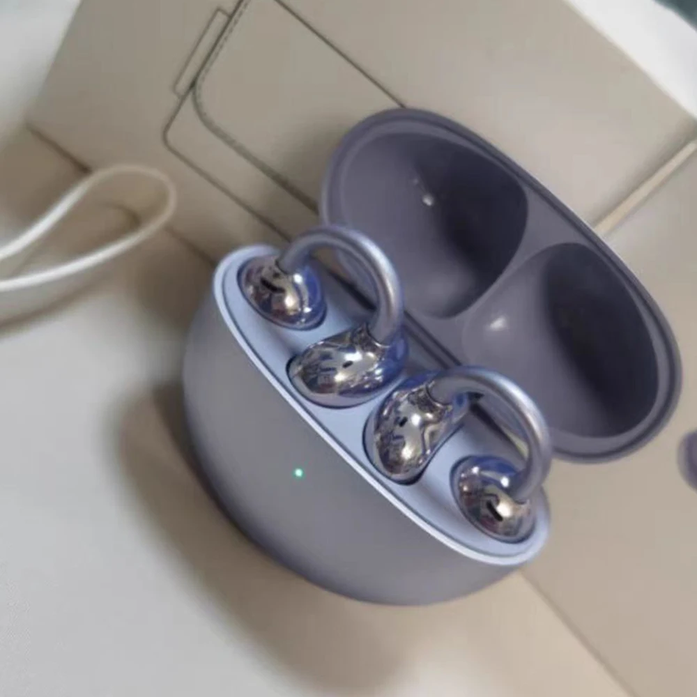 سماعة رأس هواوي FreeClip اللاسلكية، سماعة أذن بمشبك أذن مفتوح، مشبك لاسلكي، سماعة رأس بخاصية البلوتوث، ملابس ثابتة، بطارية طويلة 36 ساعة