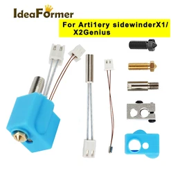 Kit ensamblado para impresora 3D Artillery Hotend, 24V, 64W, j-head, boquilla de 0,4mm, 1,75mm, Sidewinder X1/X2/Genius