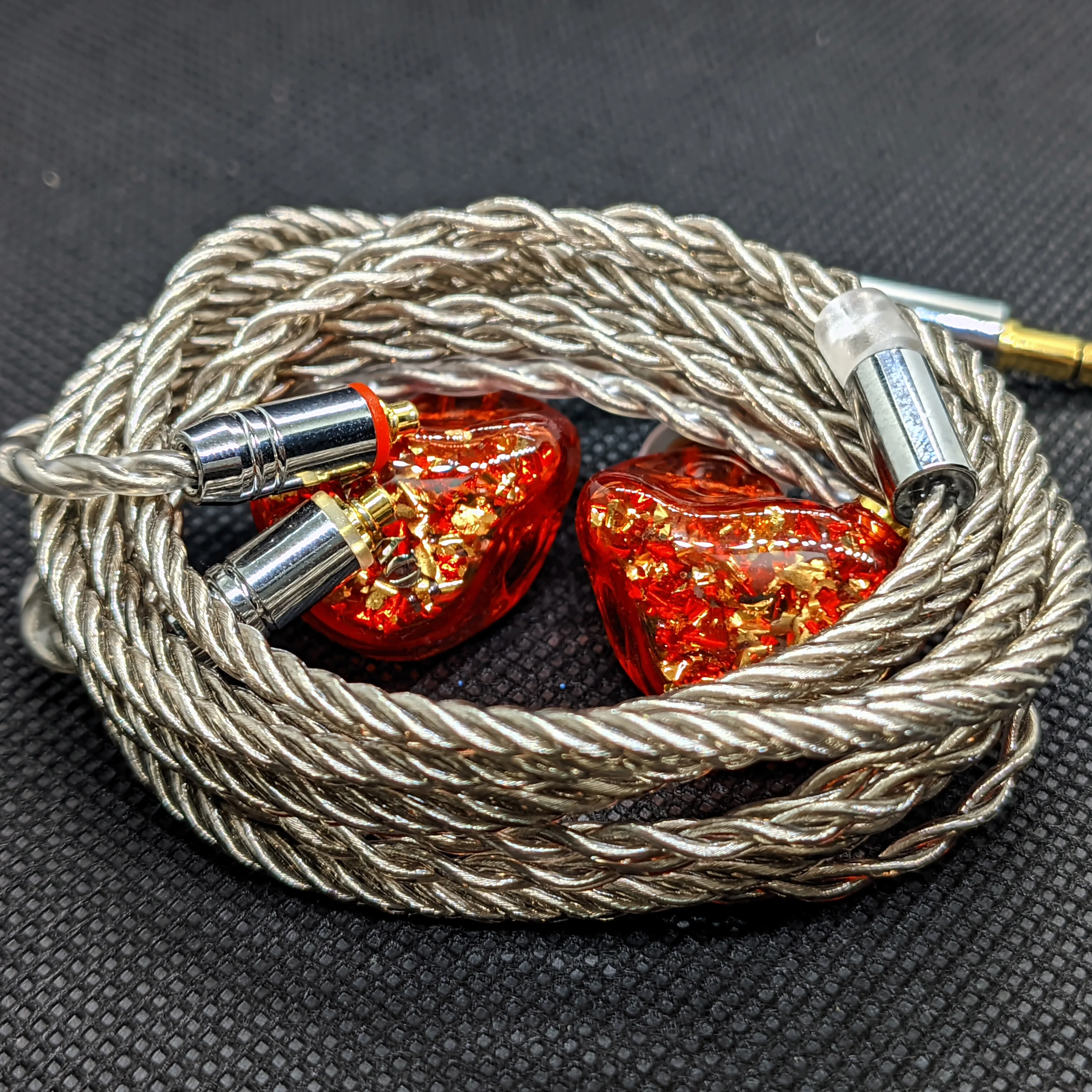 Qveer Rhapsody Carbon Crystal Nano Ultra Flagship Dynamic Popular Vocal Hifi Music Monitor Studio Audiophiles Bass Earphones