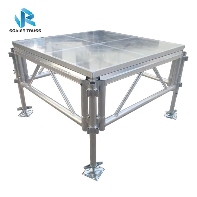 Wedding Lighting Truss Decoration Glass Acrylic Stage
