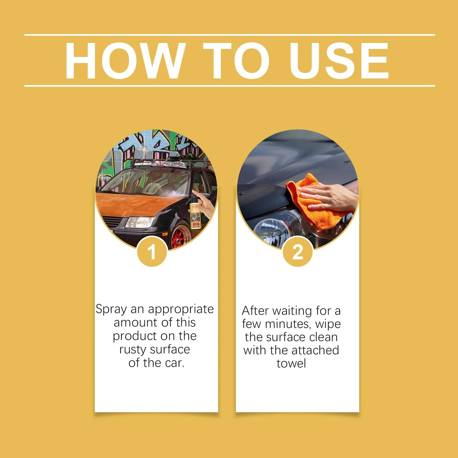 مانع صدأ السيارة الطلاء بسرعة مزيل الصدأ Derusting رذاذ معدن الحديد Prowder وكيل إزالة البقع سيارة محور عجلات الرعاية