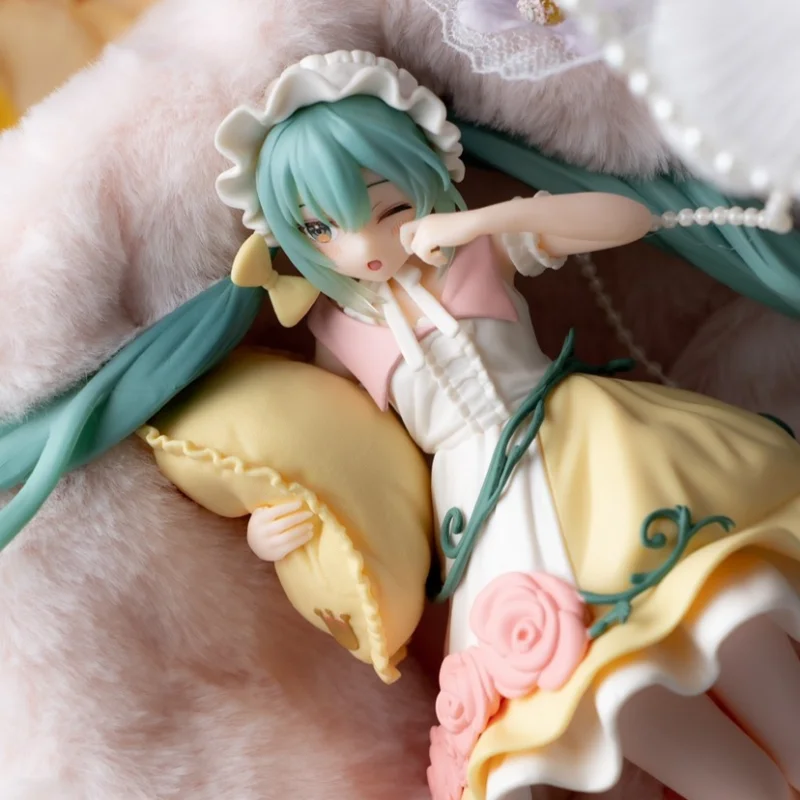 

Оригинальная фигурка Taito Piapro Characters Hatsune Miku Wonderland Sleeping Beauty, 18 см, коллекционная модель, игрушка, подарок, в наличии