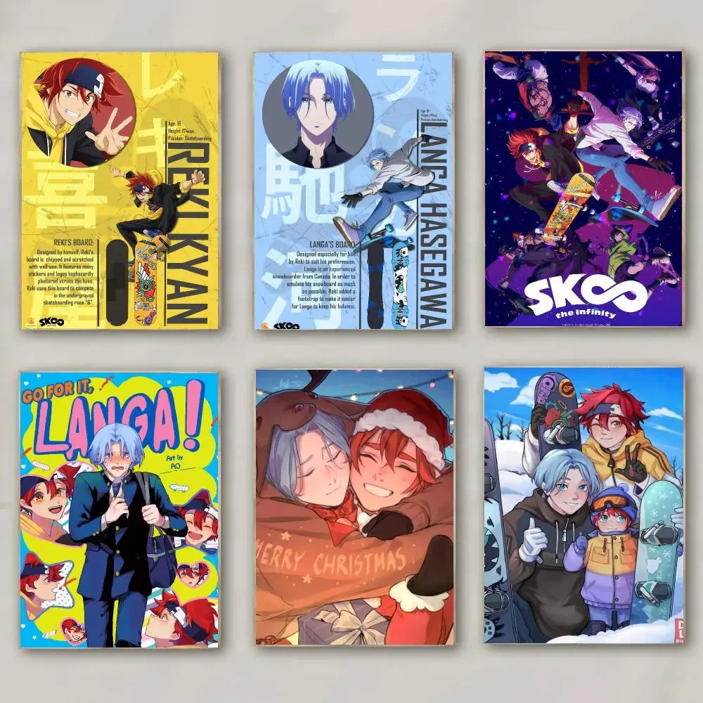 anime S-SK8 the Infinity-Y Poster Modern Wall Decal for Living Room Cafe Office Bar and Bedroom