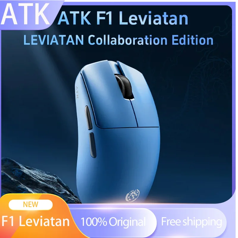 ATK Blazing Sky F1 Leviatan Mouse Dual Mode ATK xLEV Wireles Accessory laptop Mouse 8K Polling Rate Lightweight Office Game