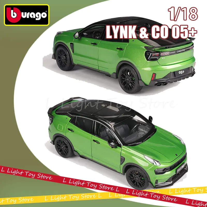 

Bburago 1/18 Scale Lynk & Co 05+ Model Car Lynk Suv New Energy Vehicle Collection Diecast Supercar Racing Boy Birthday Gifts