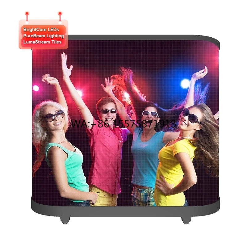 DJ Station Facade Schreibtisch Ständer Tisch Tragbare Stand Led Video Wand Display Bildschirm DJ Booth
