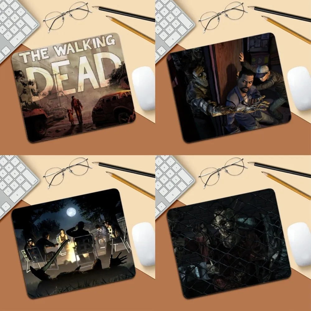 The Walking Dead Game Mousepad Mousepad Game Pc Accessories Overlock MouseMat Computer Desk Mat