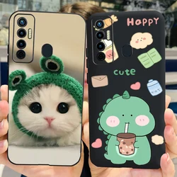 For Tecno Camon 17 Case Camon17 P Cute Fashion Painted Cover Soft Silicone Phone Case For Tecno Camon 17P Camon17 Pro Back Cover