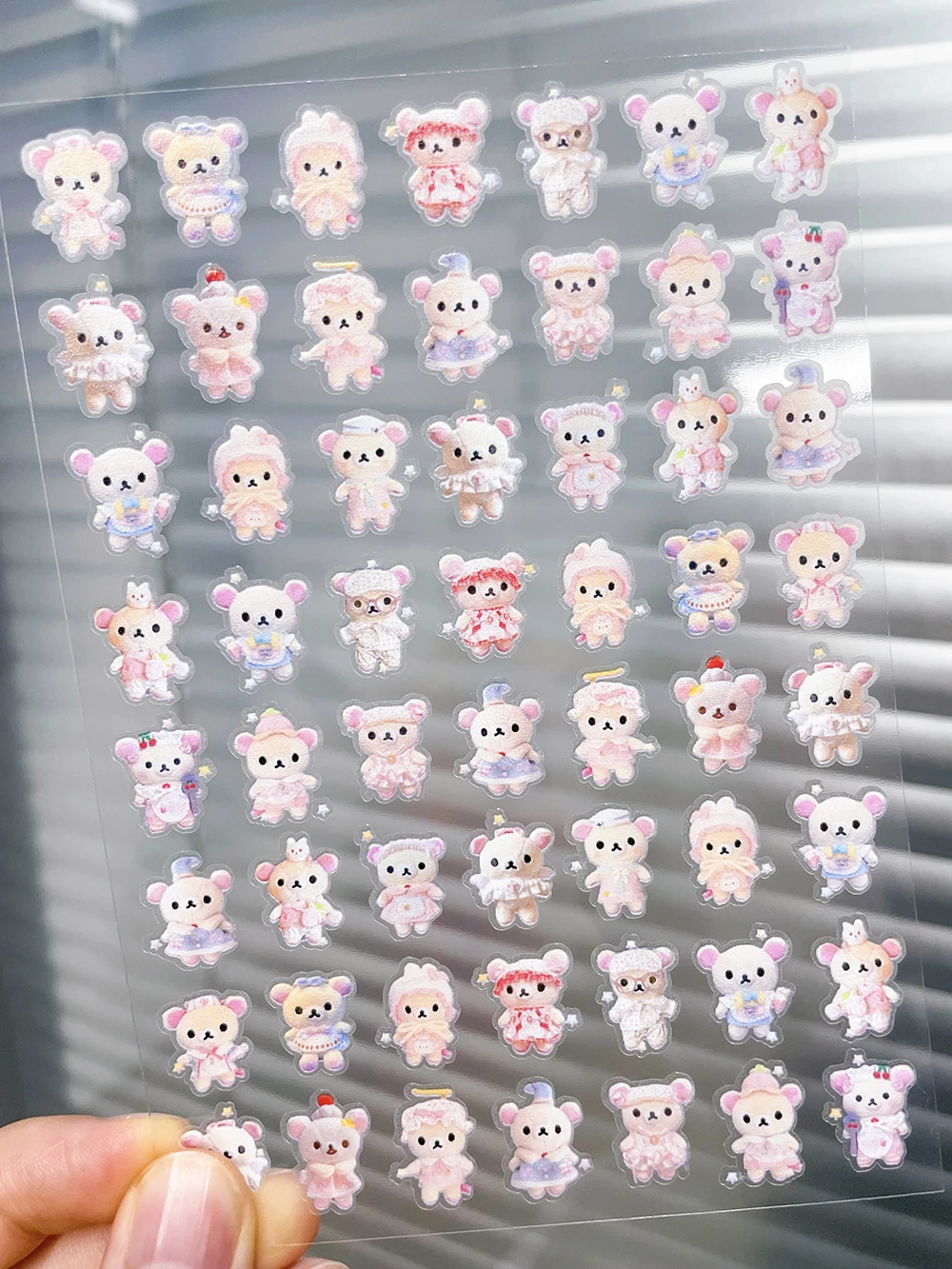2026 Sommer Neu Rilakkuma Süße Nagelkunst-Aufkleber Japanische Cartoons Kleiner Bär DIY PVC Wasserdichter Selbstklebender Schiebeaufkleber – Detail 9