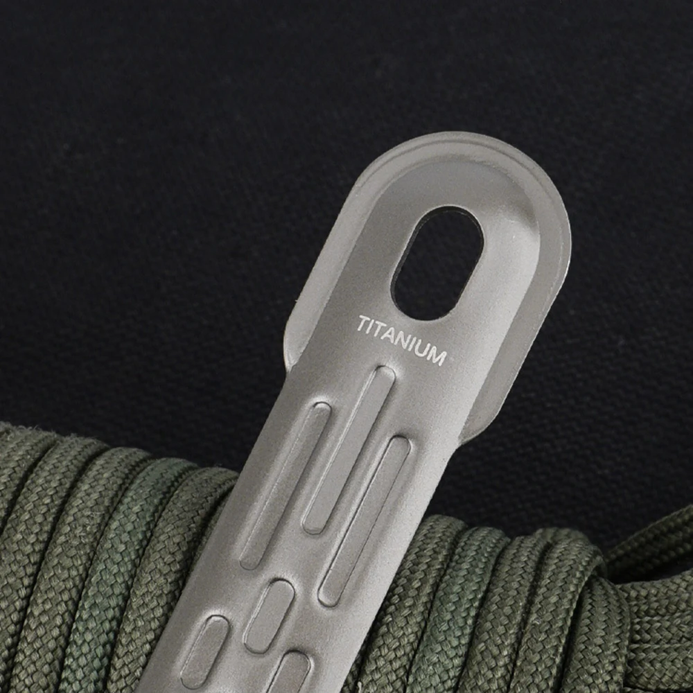 Cuchara de titanio para pesca camping senderismo y cenas al aire libre