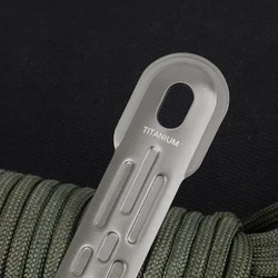 Cuchara de titanio para pesca camping senderismo y cenas al aire libre