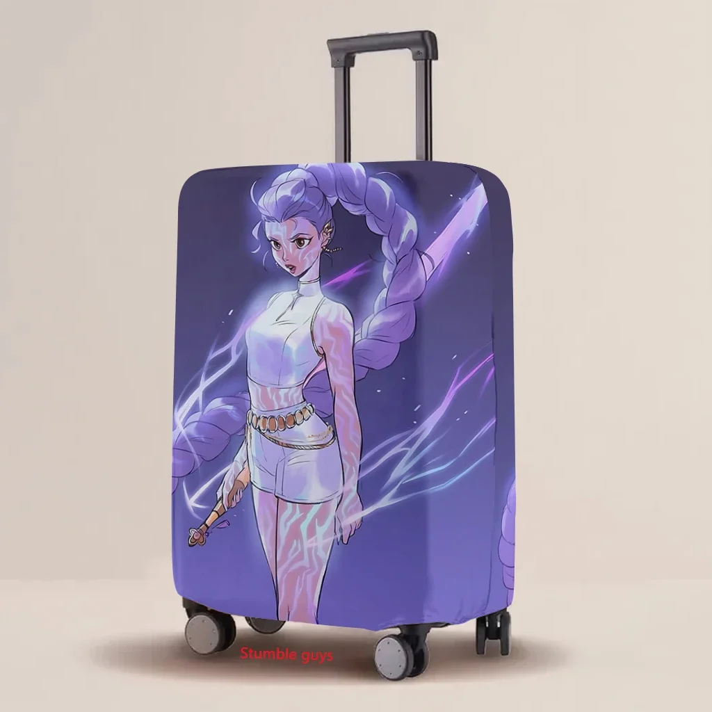 

Kpop Demon Hunters Cartoon Luggage Cover Fashion Elastic Wear-Resistant Print Protective Case Travel Accessories​