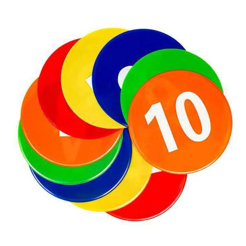 Numbers Rubber Spot Markers For Gym Floor Classroom Hopscotch Basketball Football Sensory Integration Training Toys Kids& Adults