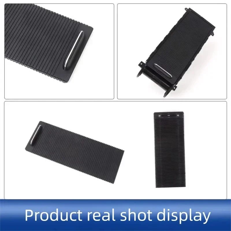 For Volkswagen Golf 6 / Golf 7 Center Console Water Cup Holder Roller Shutter Cover Armrest Storage Box Lid Interior Accessories