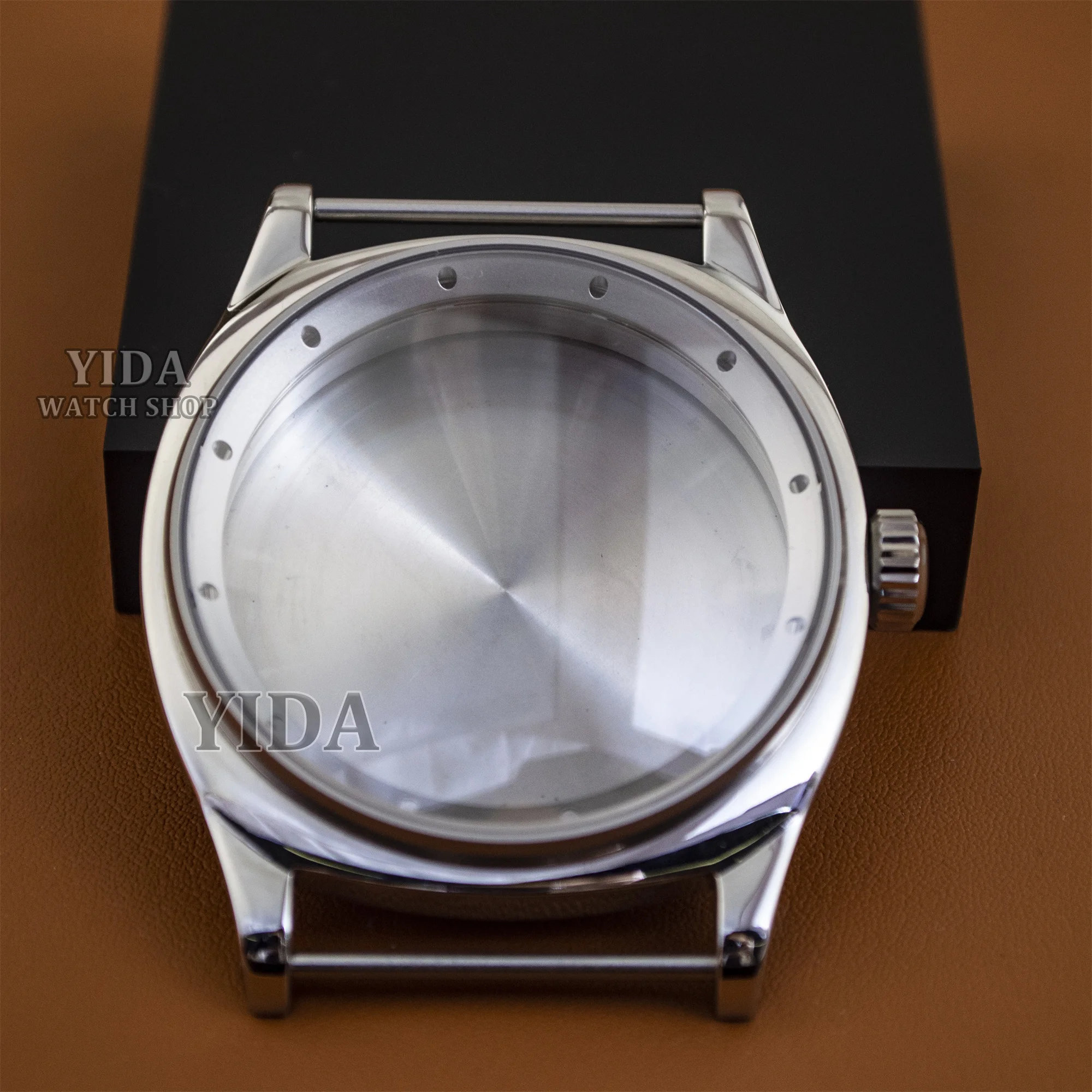 

Vintage Watch Case 3646hl Case Stainless Steel Sapphire Crystal Waterproof Case for ETA6497/6498 Movement P5 Modified Watch Case