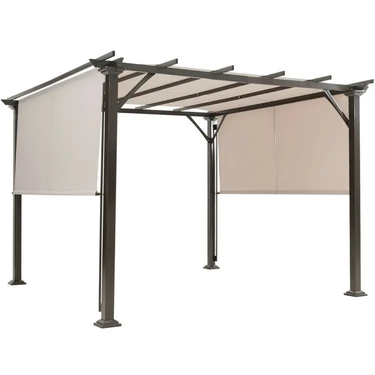 

10 x 10 Feet Metal Frame Patio Furniture Shelter