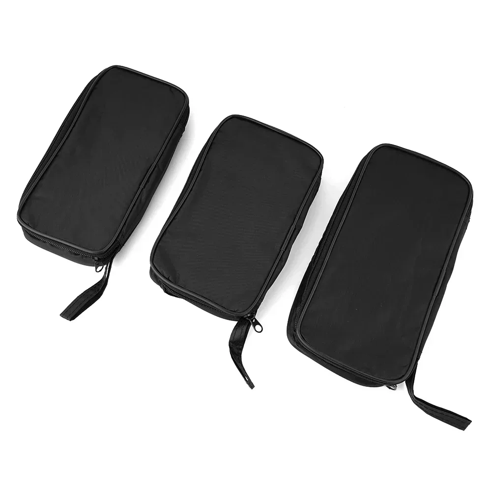 1pcs Black Multimeter Bag Tool Bag Nylon Pouch For Digital Multimeter Waterproof Accessories Organization Case Tools Storage Box