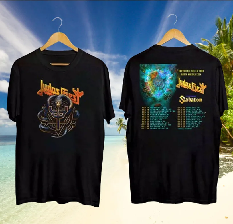 Judas Priest 2024 Tour Invincible Shield Shirt T-shirt