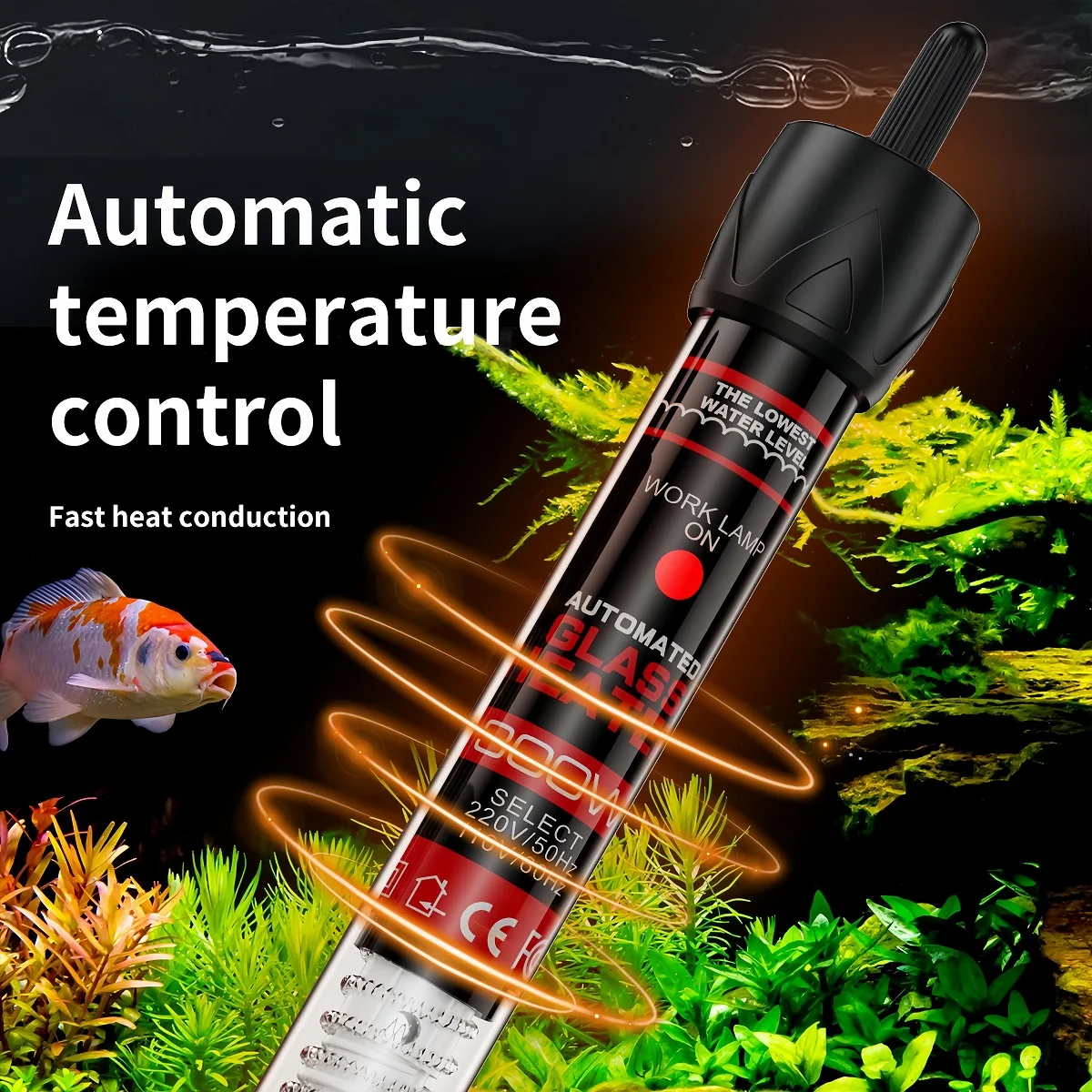 قابل للتعديل درجة الحرارة ترمو - مراجعة Fish Tank Heater وسعره