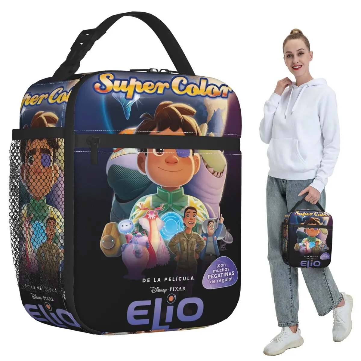 

Cartoon ELIO Insulated Lunch Bag for Women Office Cooler Thermal Food Box Tote Leakproof Lunch Boxes Container