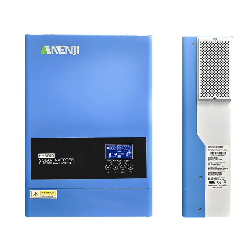 6.2KW 48V Solar Inverter Hybrid Off-Grid 230V Pure Sine Wave PV 60-500VDC Solar Charge Controller With Wifi