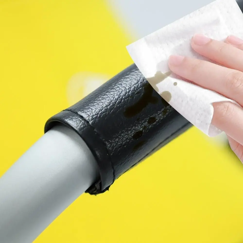 Handle Protective Cases Zipper Baby Car Cart Cover Pushchair Armrest Protector PU Leather Handle Covers Stroller Handle Cover