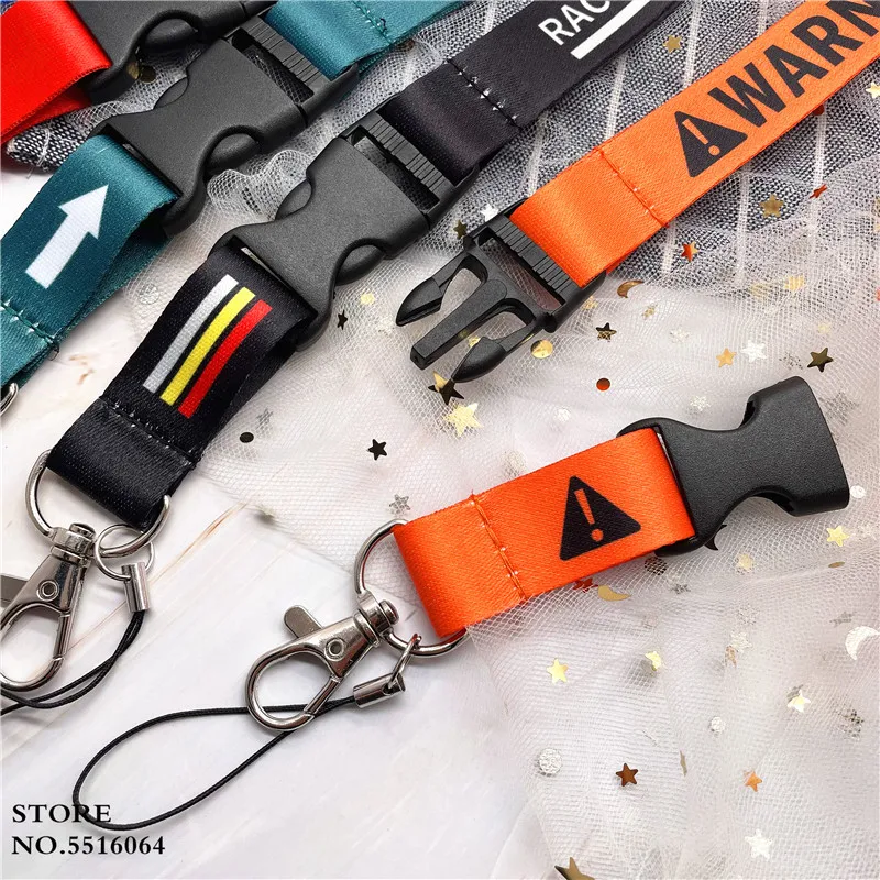 Modetrend Lanyard voor mobiele telefoon Anti-verloren badges Sleutelhanger Document Nekkoord Werk Sling Sling Tentoonstelling Sling Camera Sling