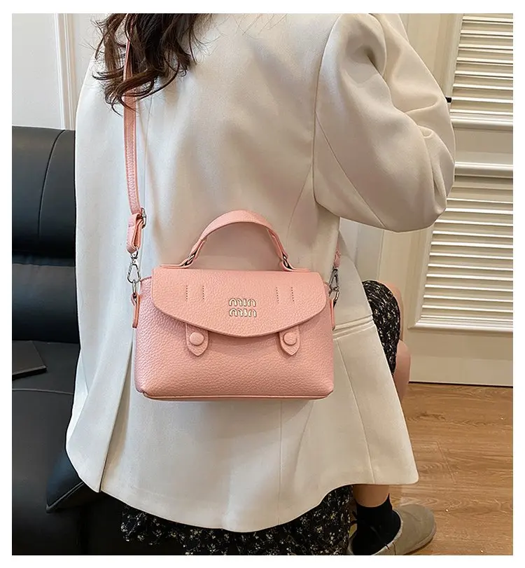 Premium gespleten leren crossbodytas, verstelbare schoudertas voor stedelijk casual/werk/reizen, stijlvolle handtas met meerdere zakken