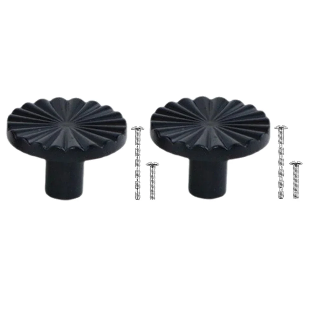 Closet Hardware Retro Cabinet Knobs Electroplated Exterior Finish Comfortable Compact Grip Complete Installation Kit