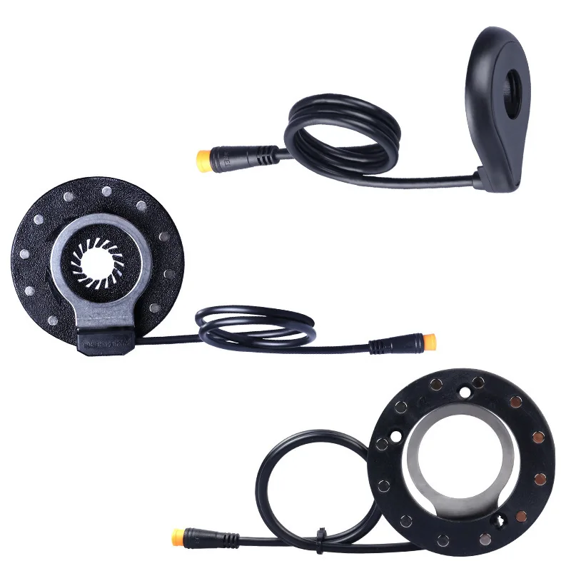

Electric bicycle integrated power sensor 12 magnetic double Hall PAS electric vehicle sensor waterproof connector
